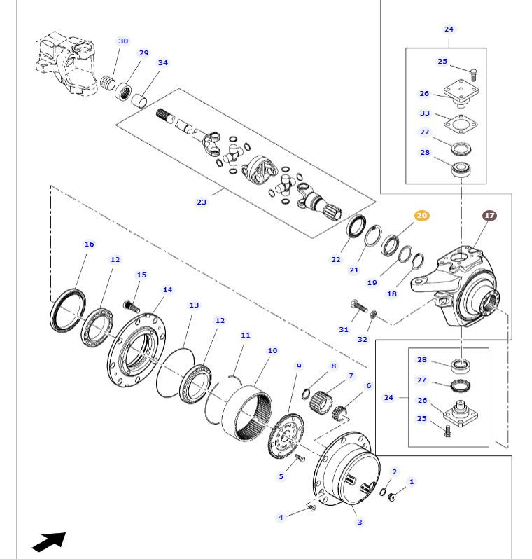 4WD Axle Shaft Bearing VLA1015 - Image 2