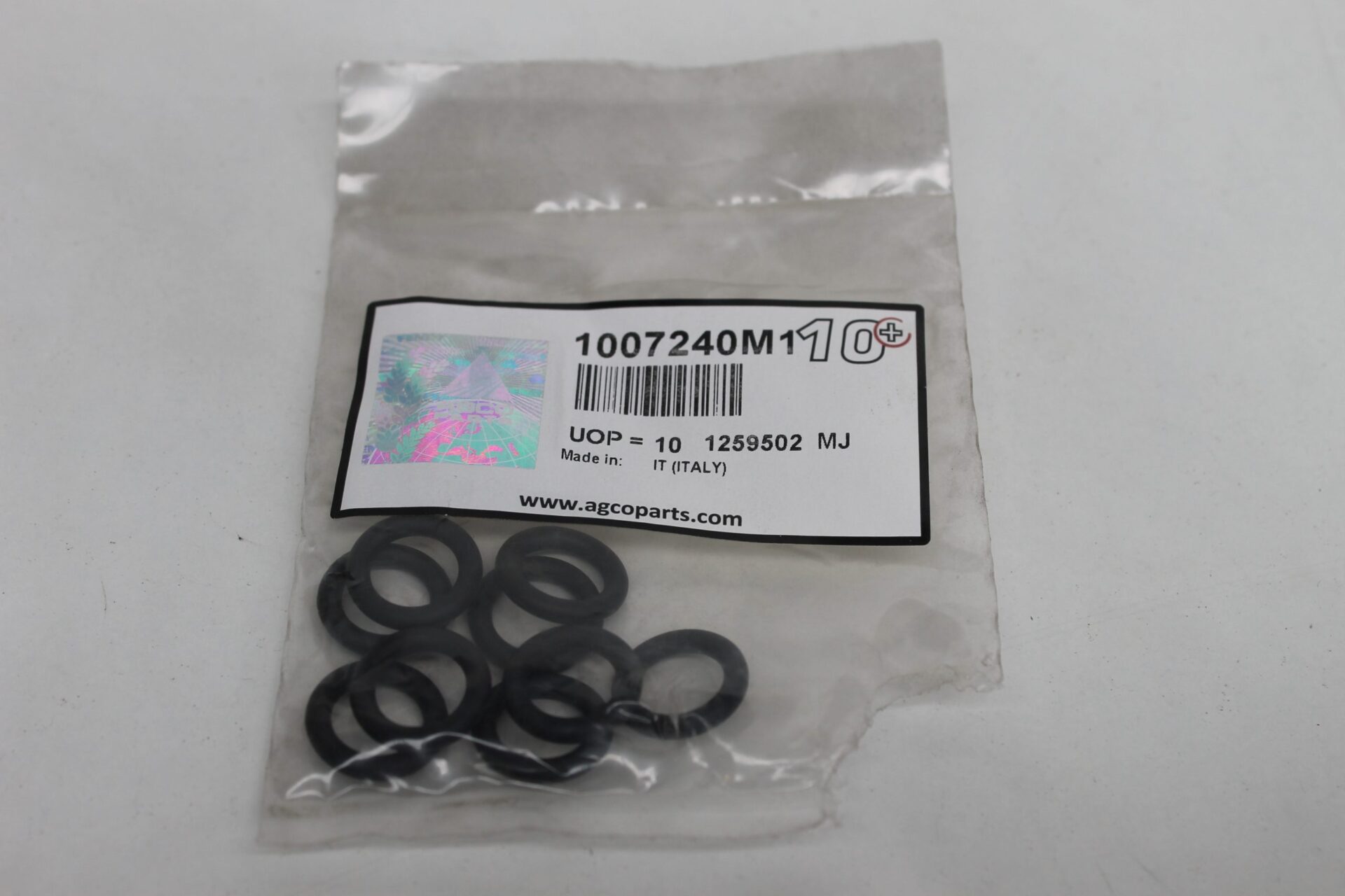 1007240M1, O-Ring Ø 9,19 X 2,62 MM, Massey Ferguson Tractors, Ned Murphy Tractors Ltd.