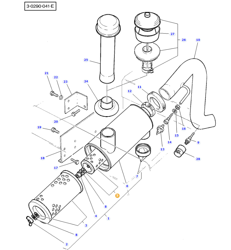Air Filter 3824036M1 - Image 3