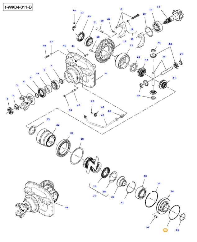 Front Differential Seal V36335000 - Image 2