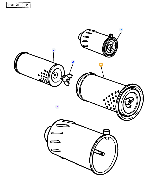 Outer Air Filter 3580723M1 - Image 2