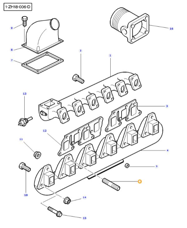 Exhaust Manifold Stud 1476289X1 - Image 2