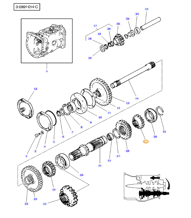Pinion 23T 180419M1 - Image 2