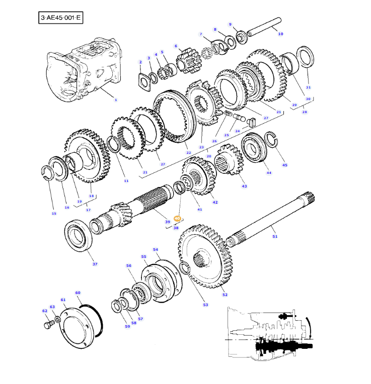 Bearing 195453M1 - Image 2