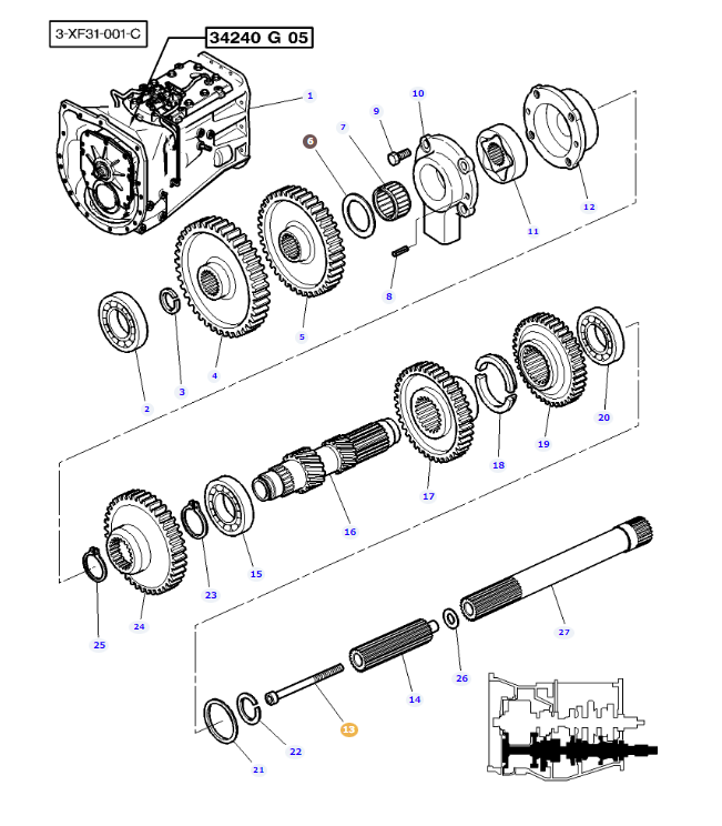 M12 x 120 Bolt 3009304X1 - Image 2