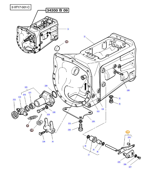 Lever 3800401M91 - Image 2