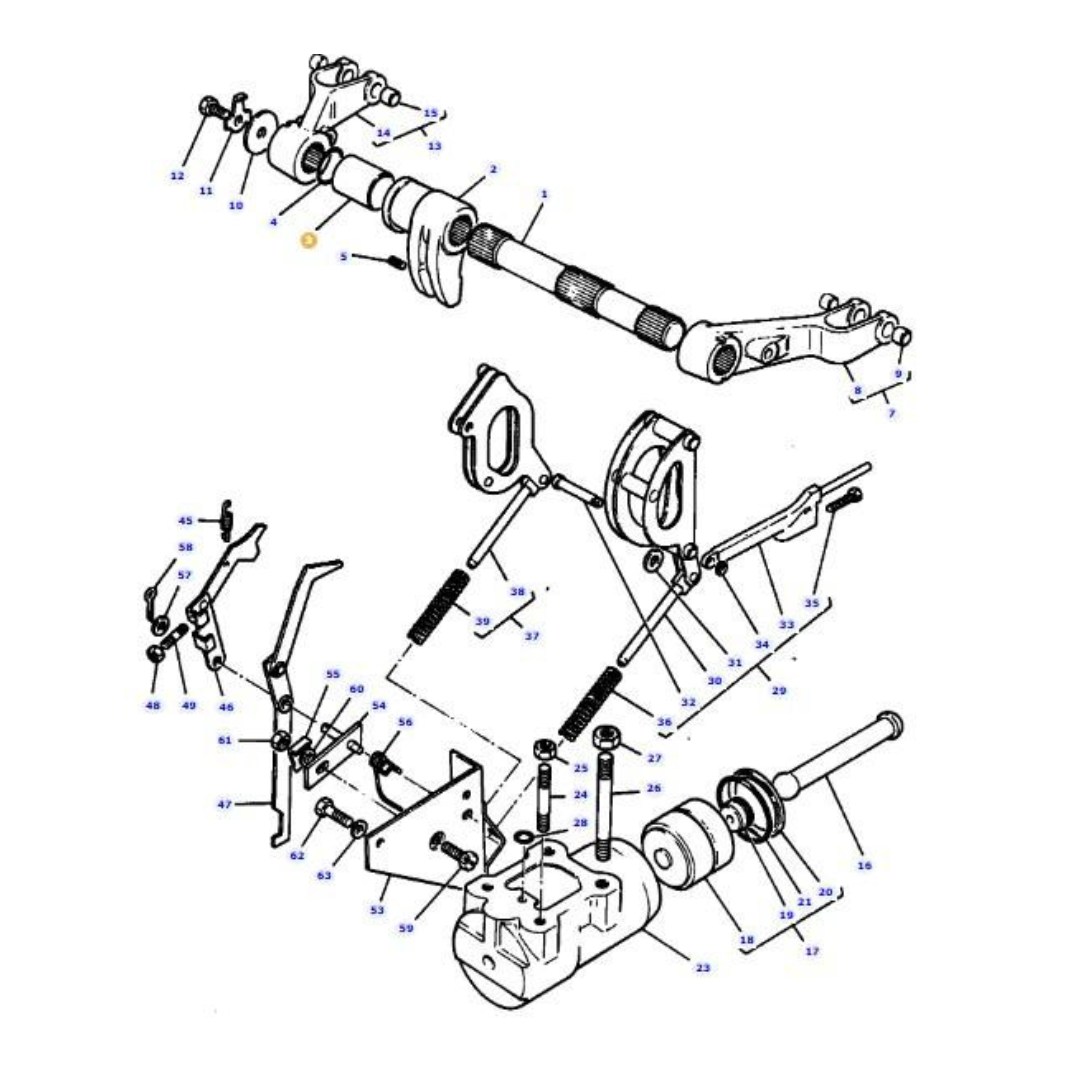 Hydraulic Lift Arm Bush 1870934M1