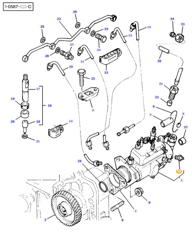 Fuel Injection Solenoid 1896464M1 - Image 2