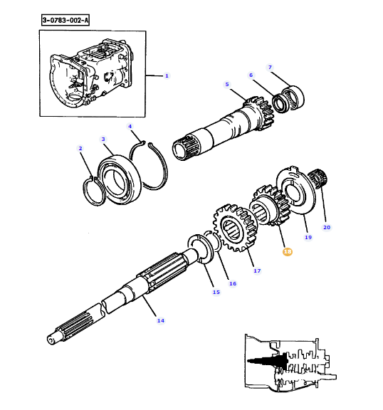 Transmission Lubrication Pump Gear 1693861M1 - Image 2