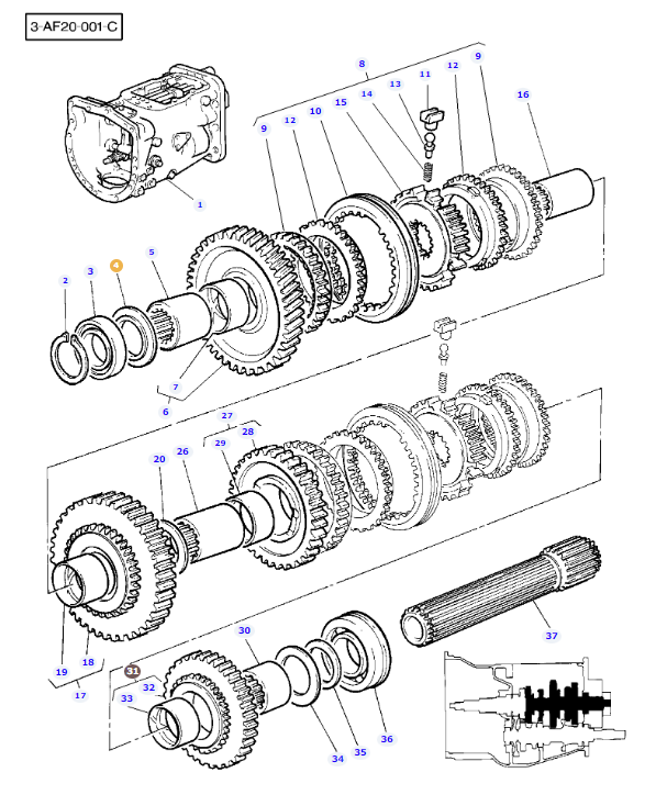 Thrust Washer - 3599299M1 - Image 2
