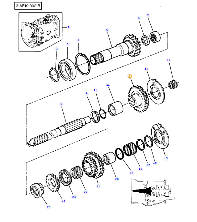 Transmission Gear 3599417M1 - Image 2