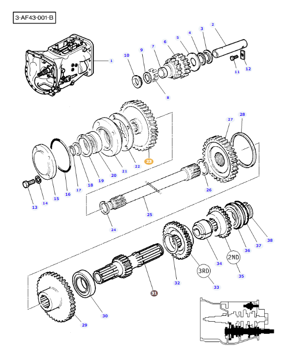 Gear 3701448M1 - Image 2