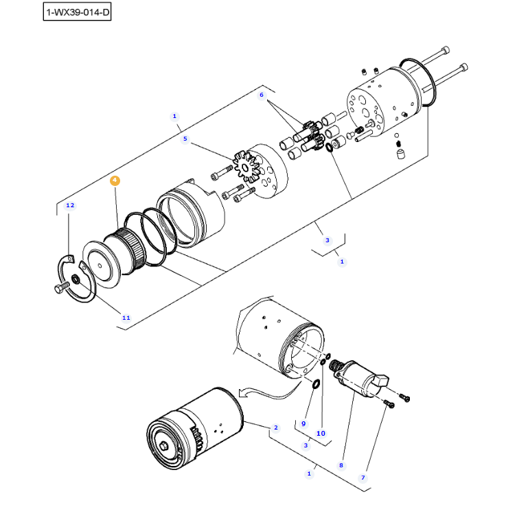 Front PTO Filter 3907525M1 - Image 3