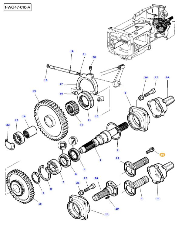 PTO Shaft Stud 3009775X1 - Image 3