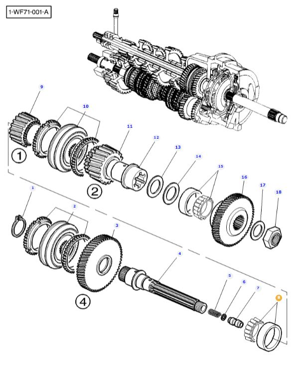 Transmission/PTO Bearing 3010192X91 - Image 3