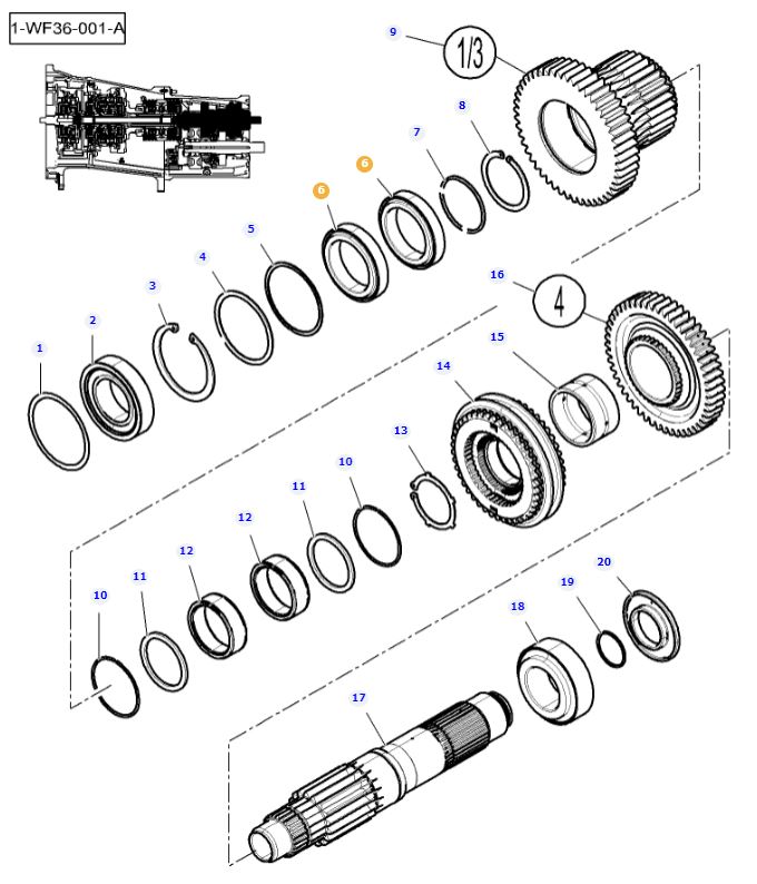 Layshaft Bearing 3011327X91 - Image 2