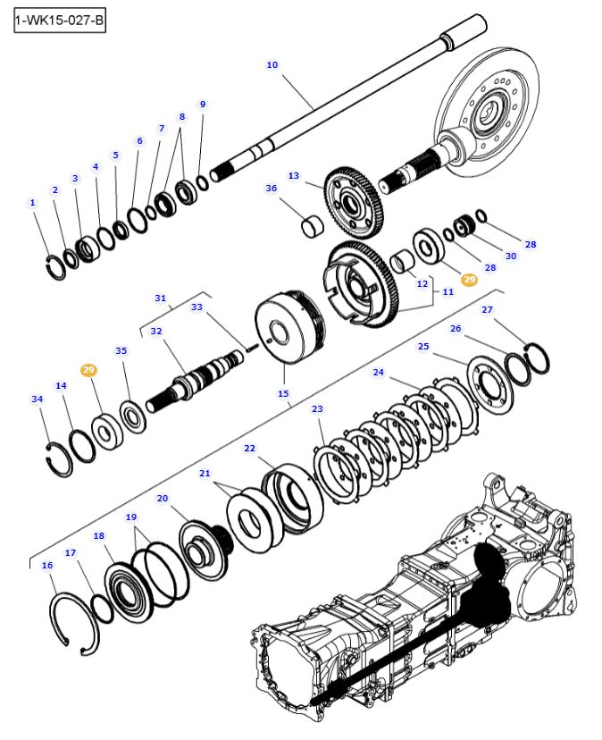 4WD Clutch Bearing 3011516X1 - Image 2
