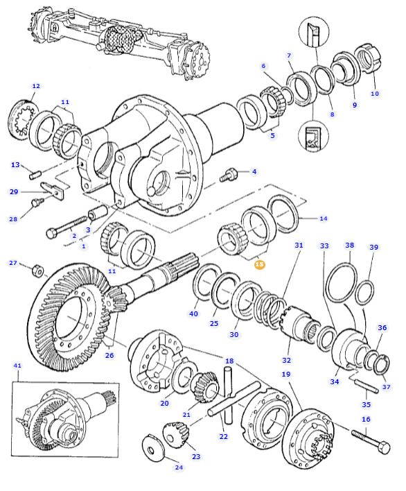 Front Differential Bearing 3019932X1 - Image 2