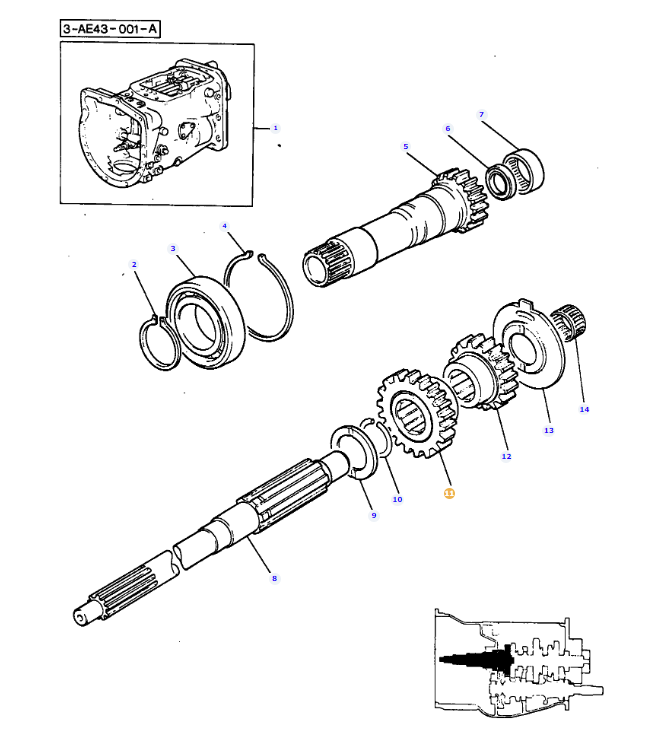 Gear 29T 1692497M1 - Image 2