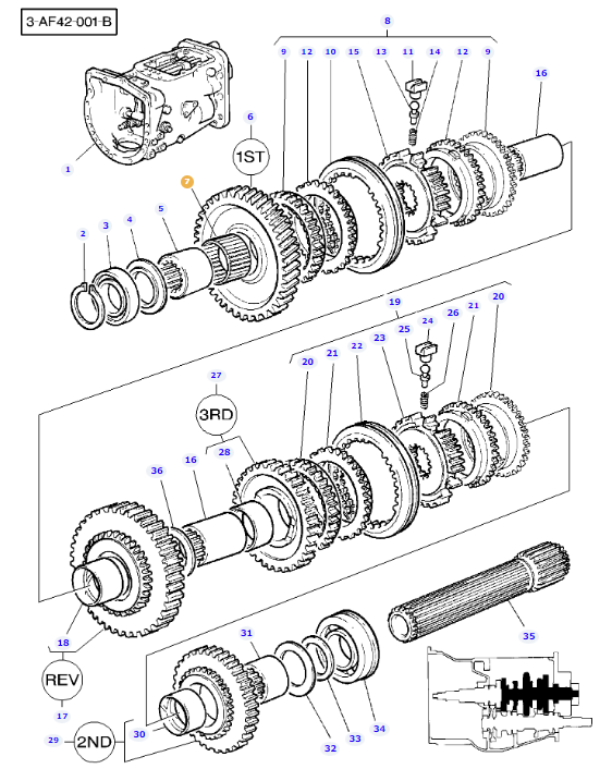 Needle Bearing 3762988M1 - Image 2