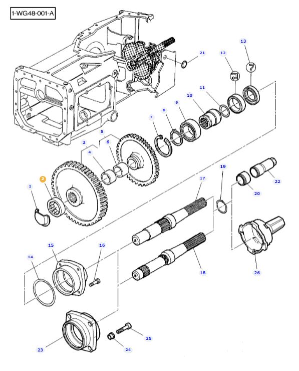 PTO Bearing 3382265M1 - Image 2