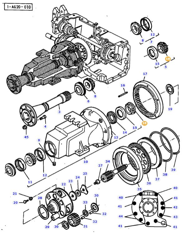 Rear Axle Bearing 3383712M1 - Image 2