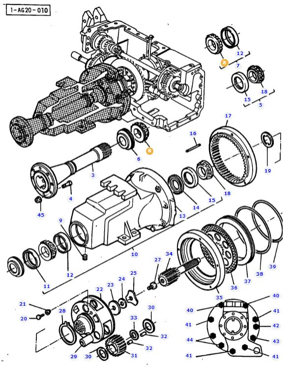 Rear Axle Bearing 3383714M1 - Image 2