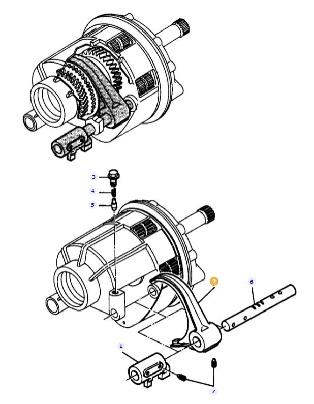 Forward/Reverse Selector Fork 3385899M4 - Image 2