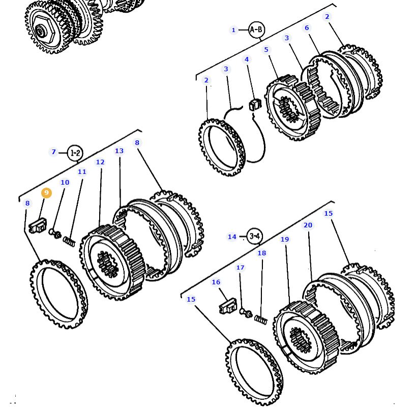 Transmission Spigot 3386518M1 - Image 3