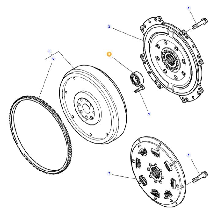 Clutch Pilot Bearing 339583X1 - Image 2