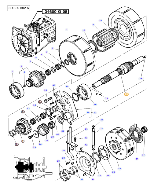 Input Shaft 3817067M92 - Image 2