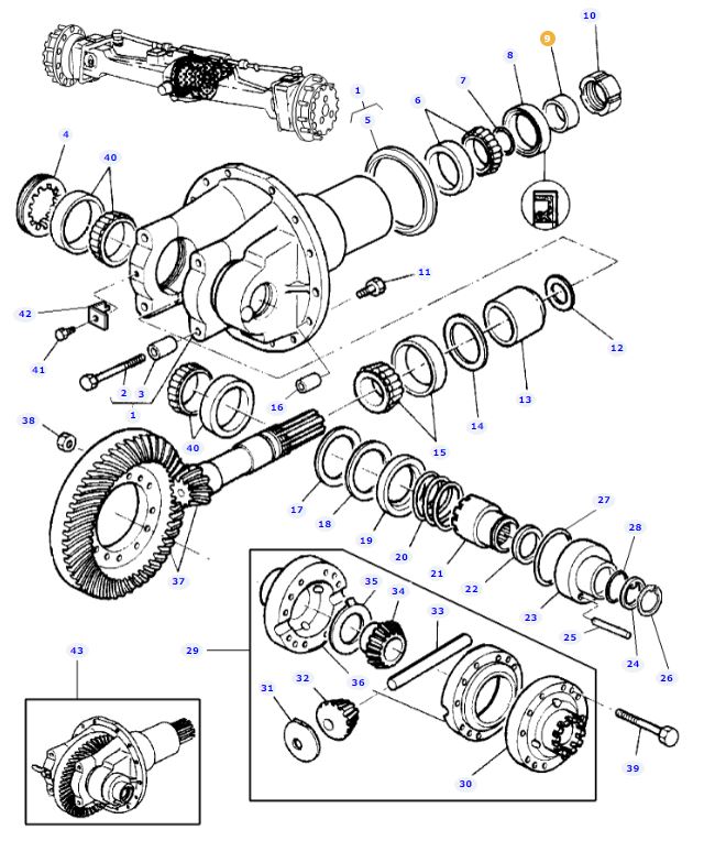 Front Differential Spacer 3429043M1 - Image 2