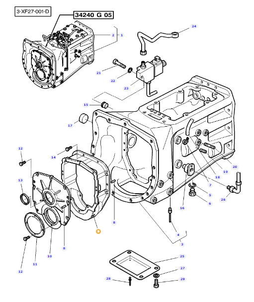 Transmission Housing 3801555M3 - Image 2