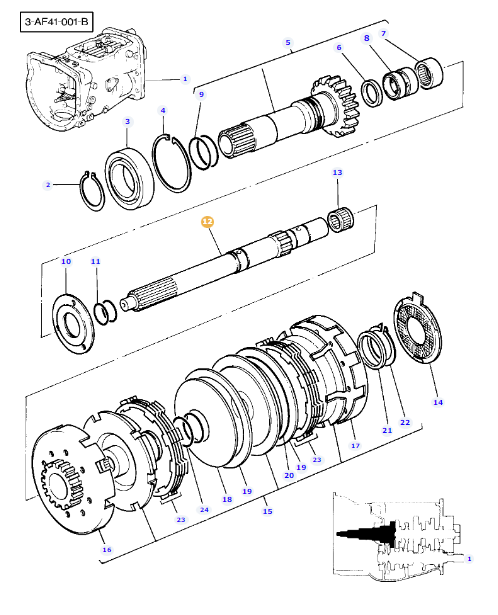 Input Shaft 3760404M91 - Image 2
