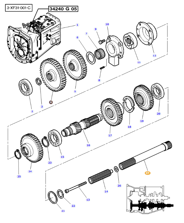 PTO Shaft 3811523M1 - Image 2