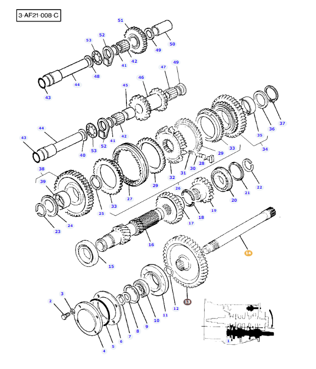 PTO Shaft 3599329M1 - Image 2