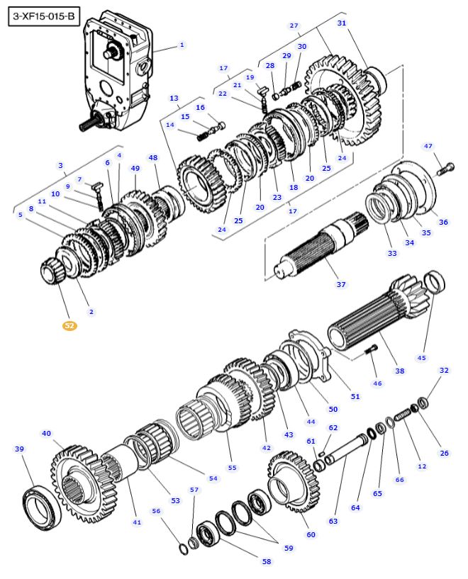 Rangebox Bearing 3611475M1 - Image 2