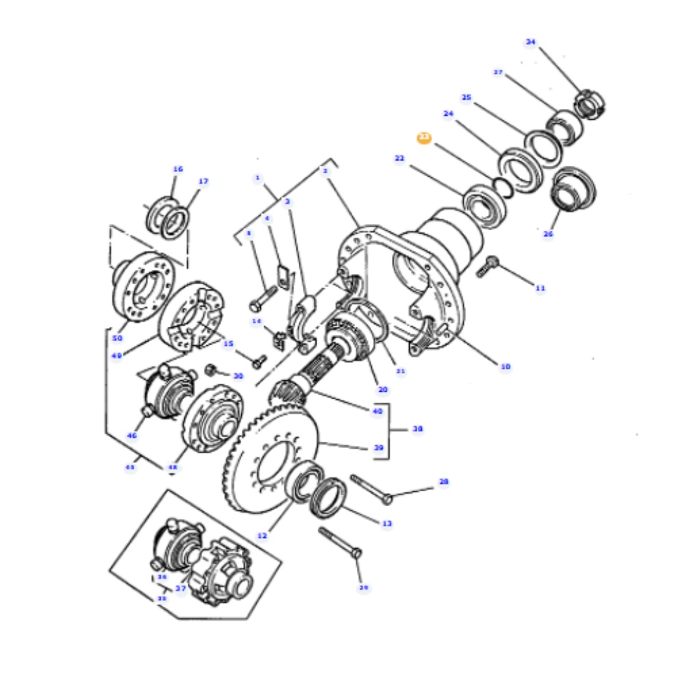 Front Crown Wheel & Pinion O-Ring 366434X1 - Image 3