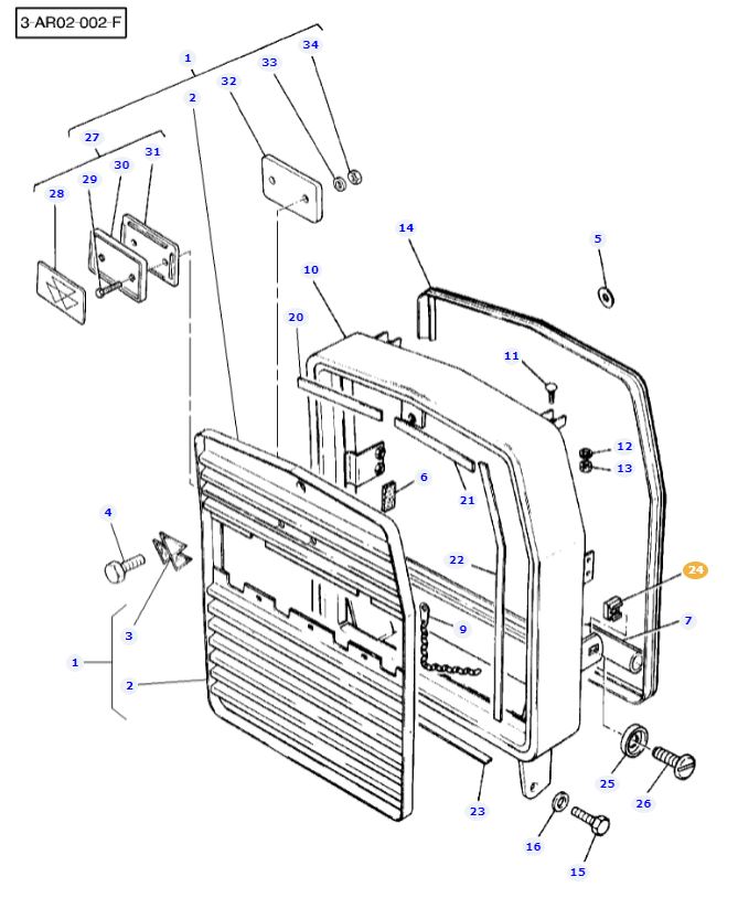 Panel Nut 3698947M1 - Image 2