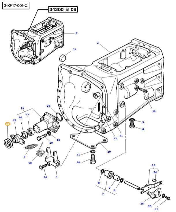 Clutch Release Bearing 3700527M1 - Image 2