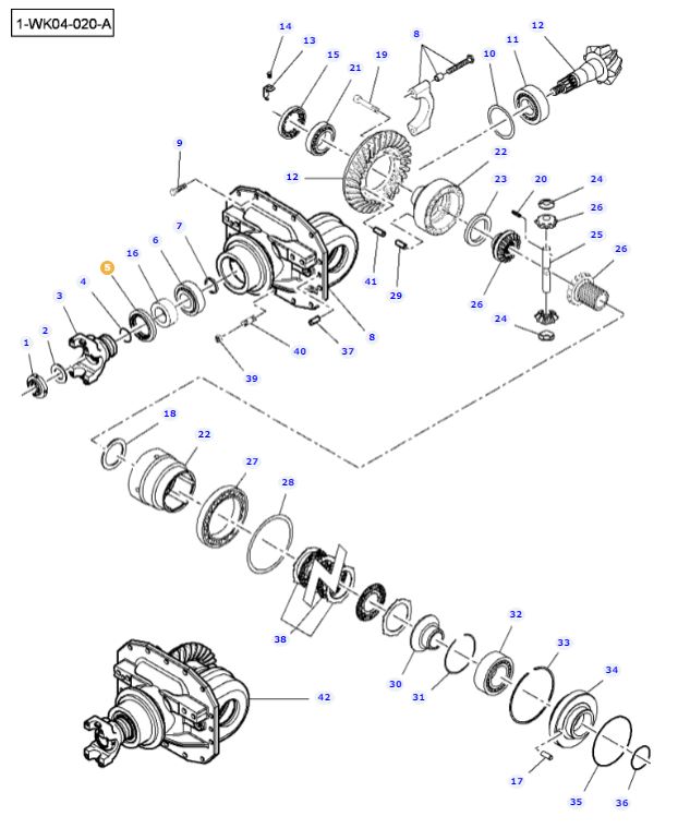 AGCO Front Differential Seal 3765720M1 - Image 2