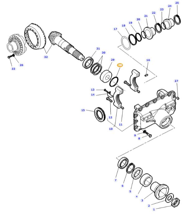 Front Differential Seal 3765901M1 - Image 2