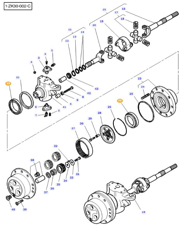 Hub Bearing F340300020050 - Image 2