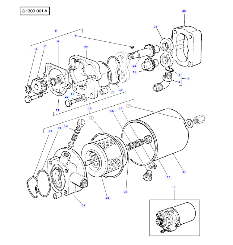 Power Steering Pump Filter 1662566M2 - Image 2