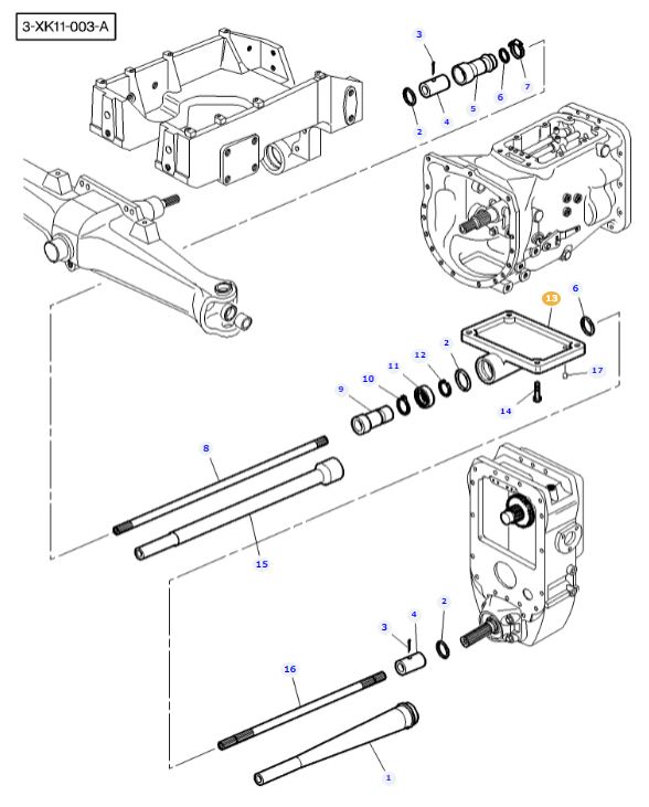 4WD Driveshaft Carrier Plate 3800243P2 - Image 2