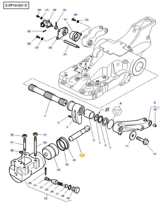 Lift Housing Rod - 3610356M2 - Image 2