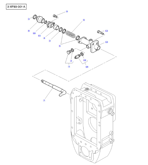 Shift Lever Assembley 3807530M2 - Image 2