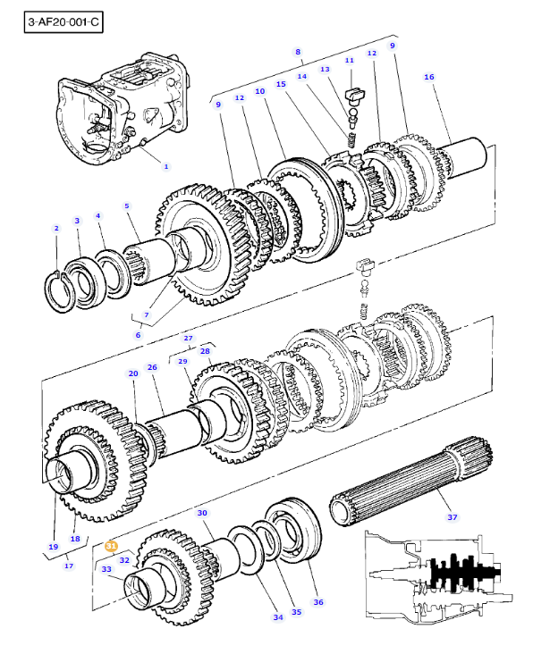 Gear 40T 3599047M93 - Image 2