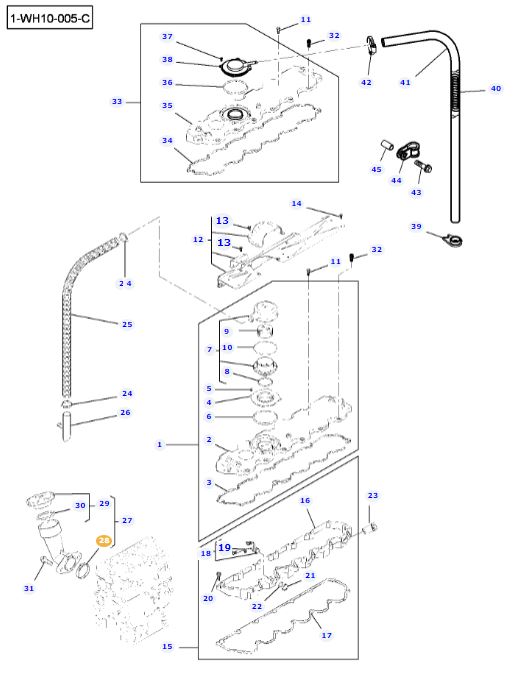 Oil Filler Sealed Collar 4224900M1 - Image 2