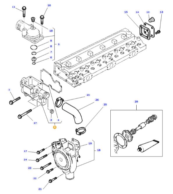 Thermostat Housing 4225037M1 - Image 2